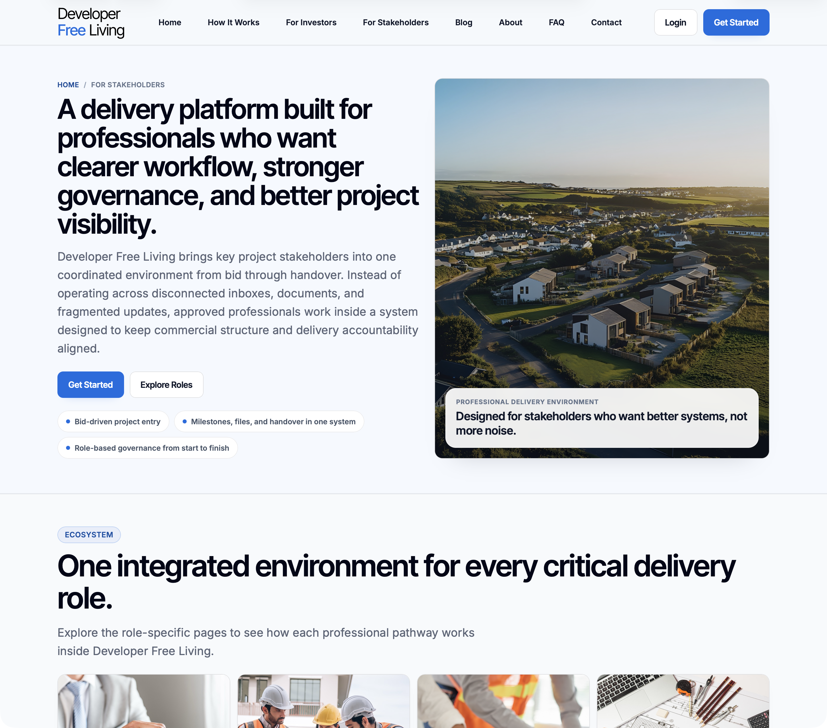 For stakeholders overview