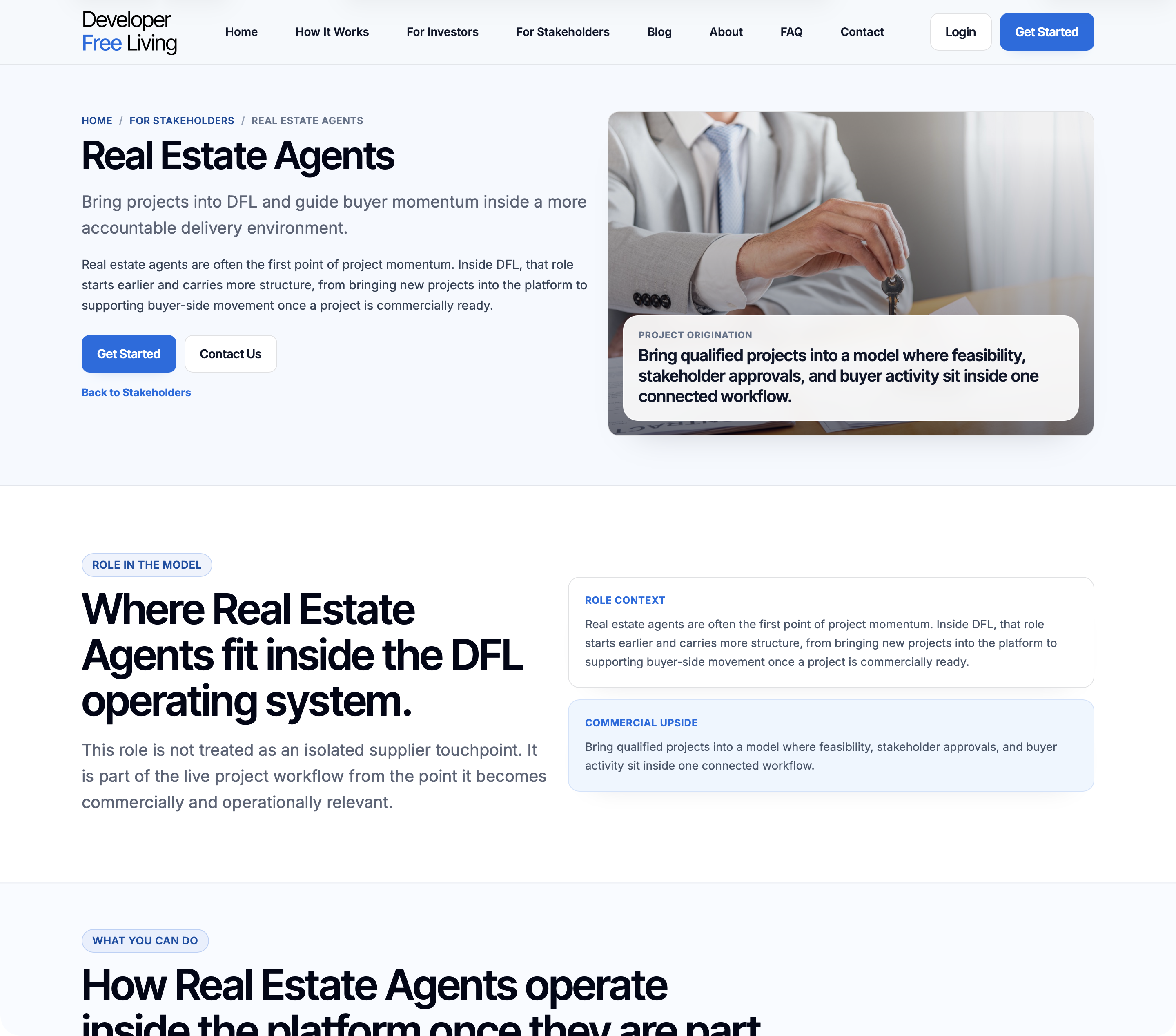 Real estate agent pathway