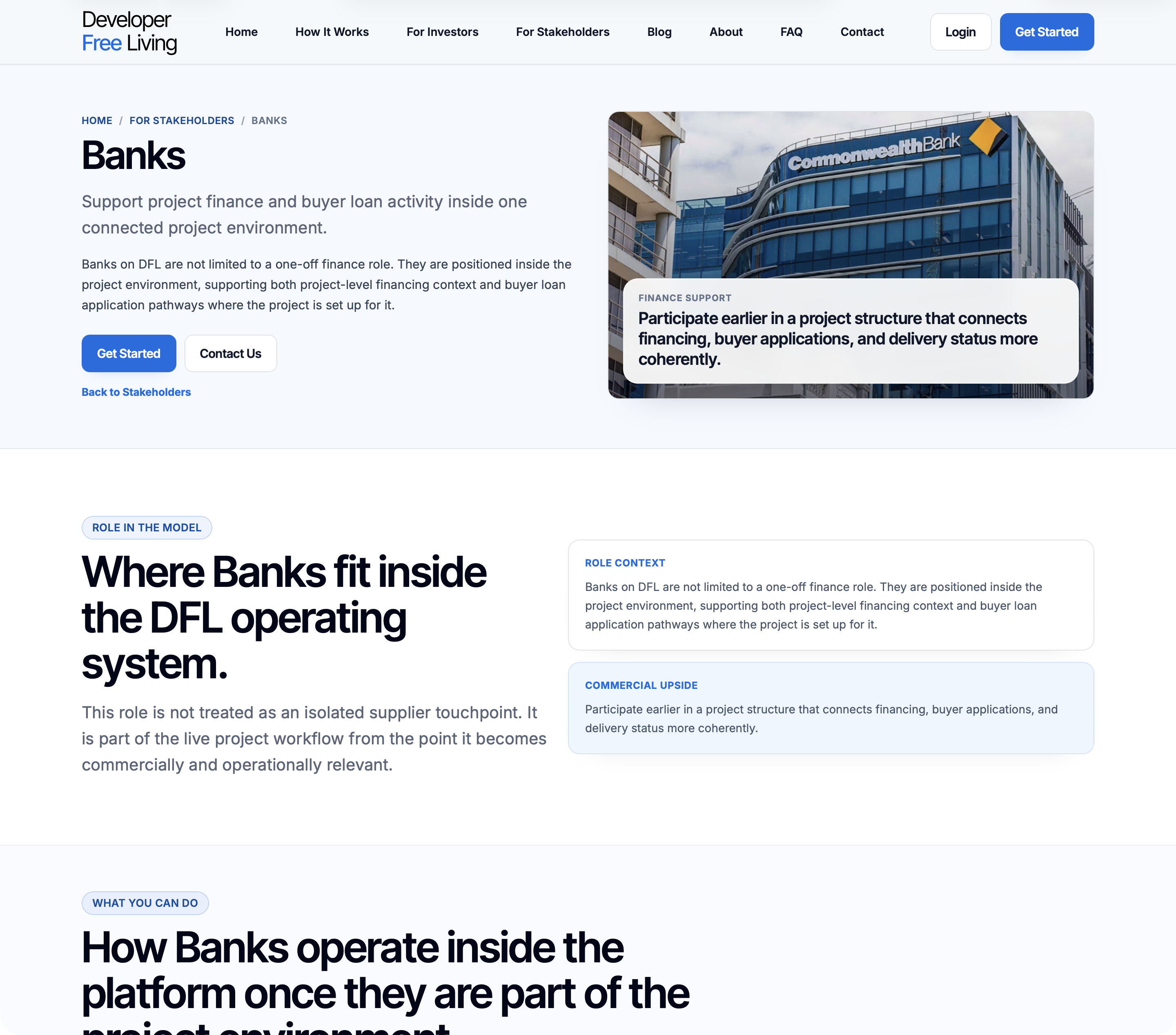 Bank pathway