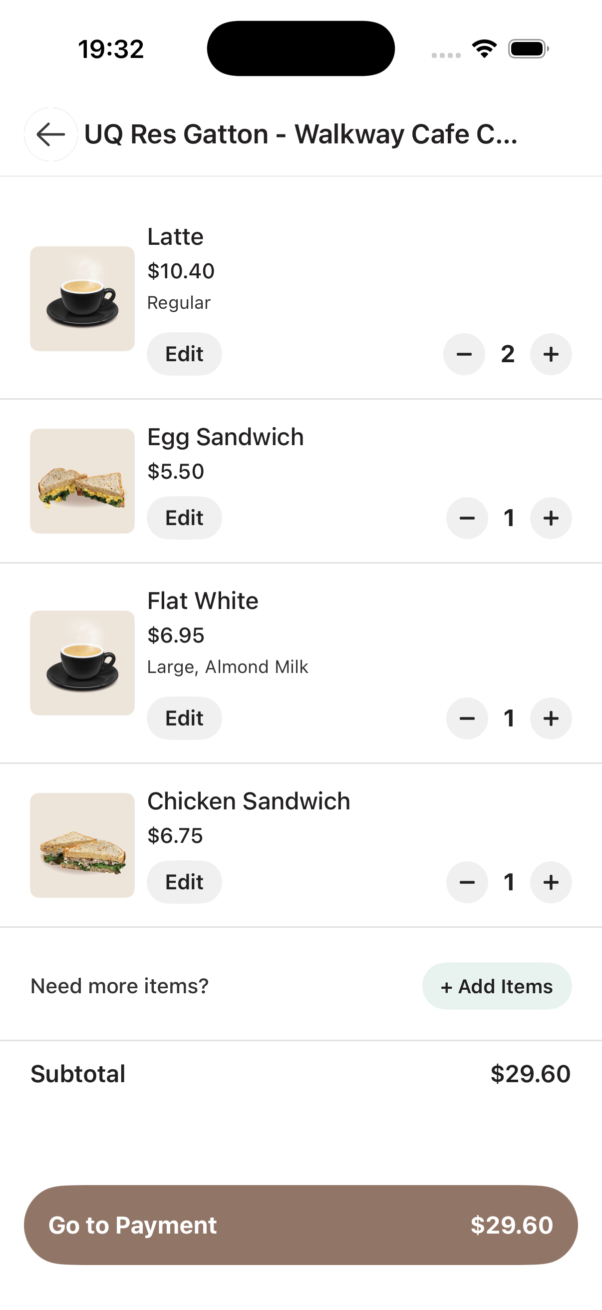Cart review