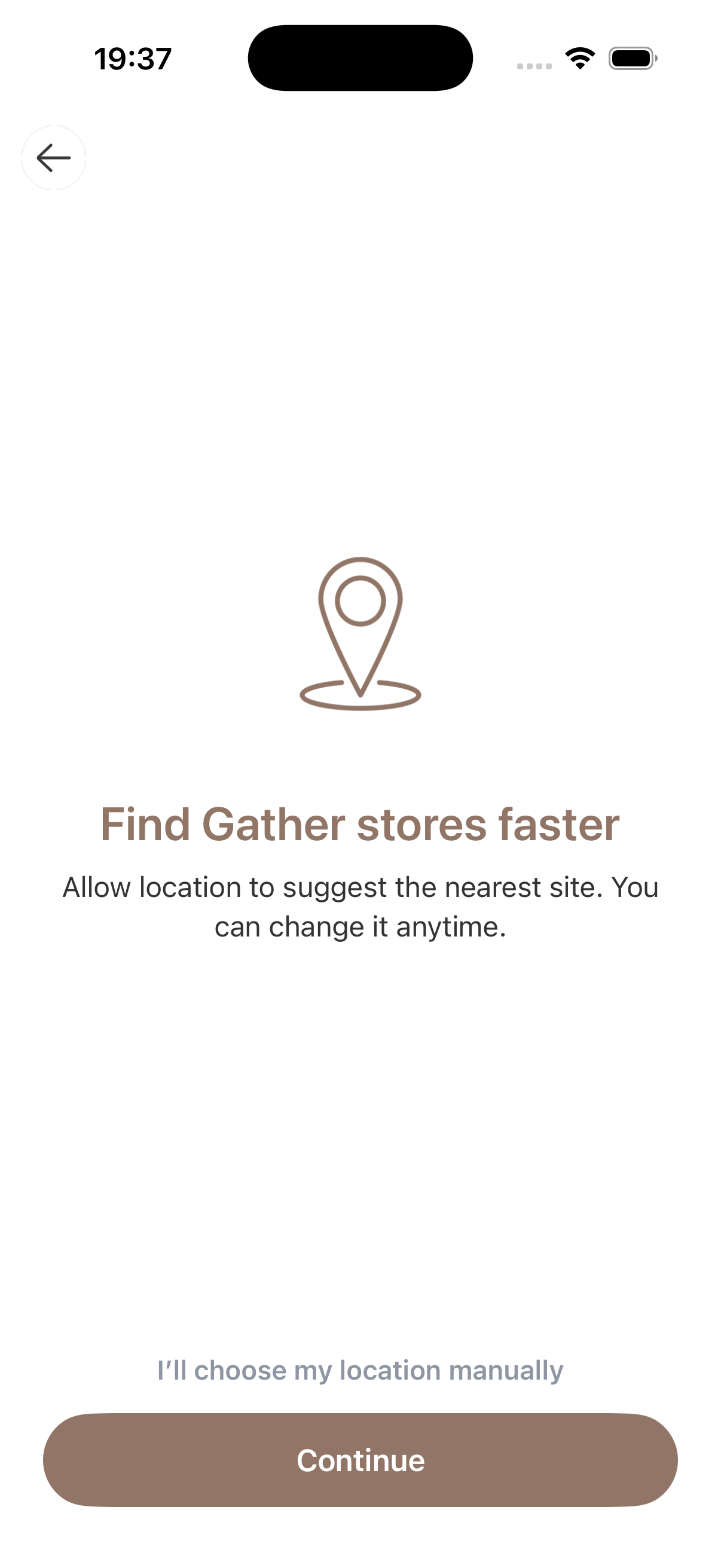 Find nearby sites