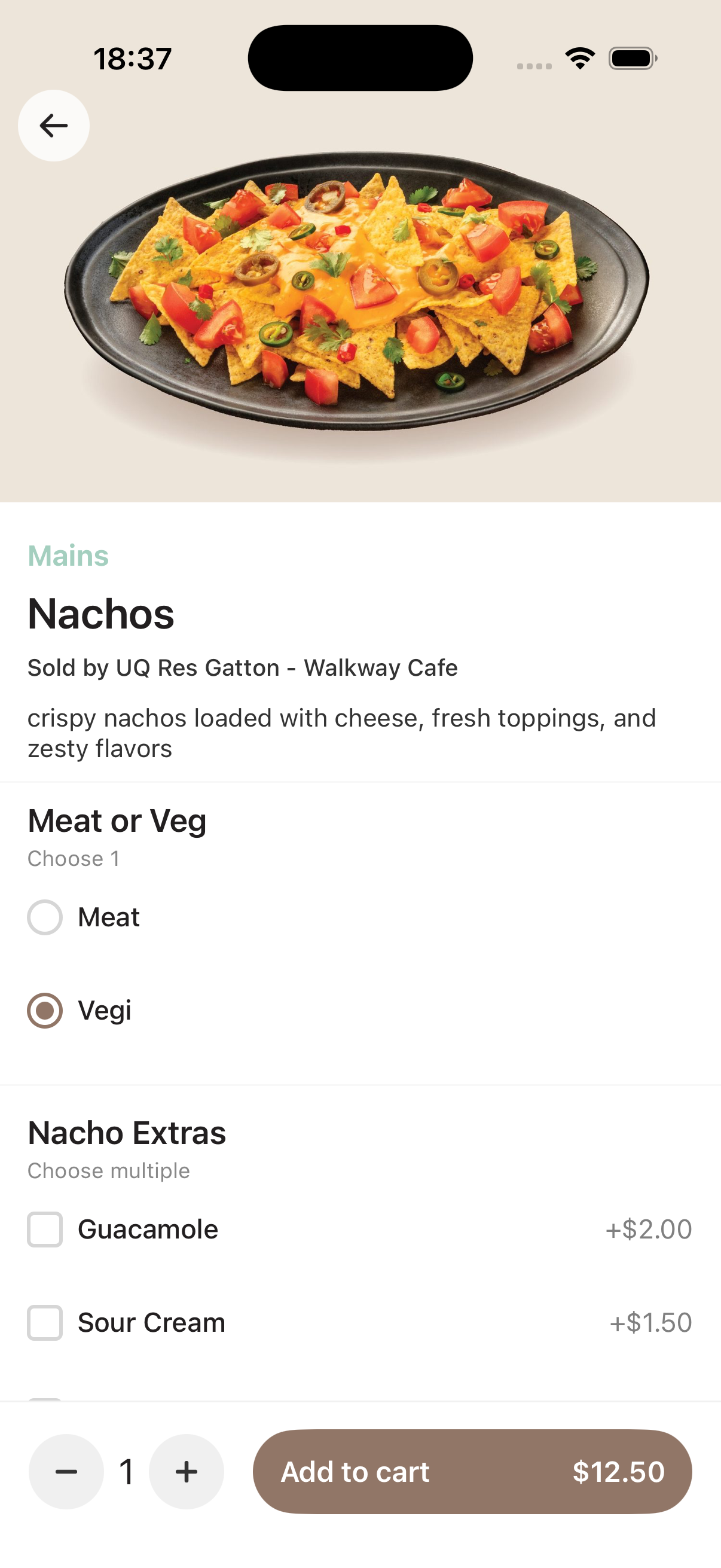 Nachos product detail