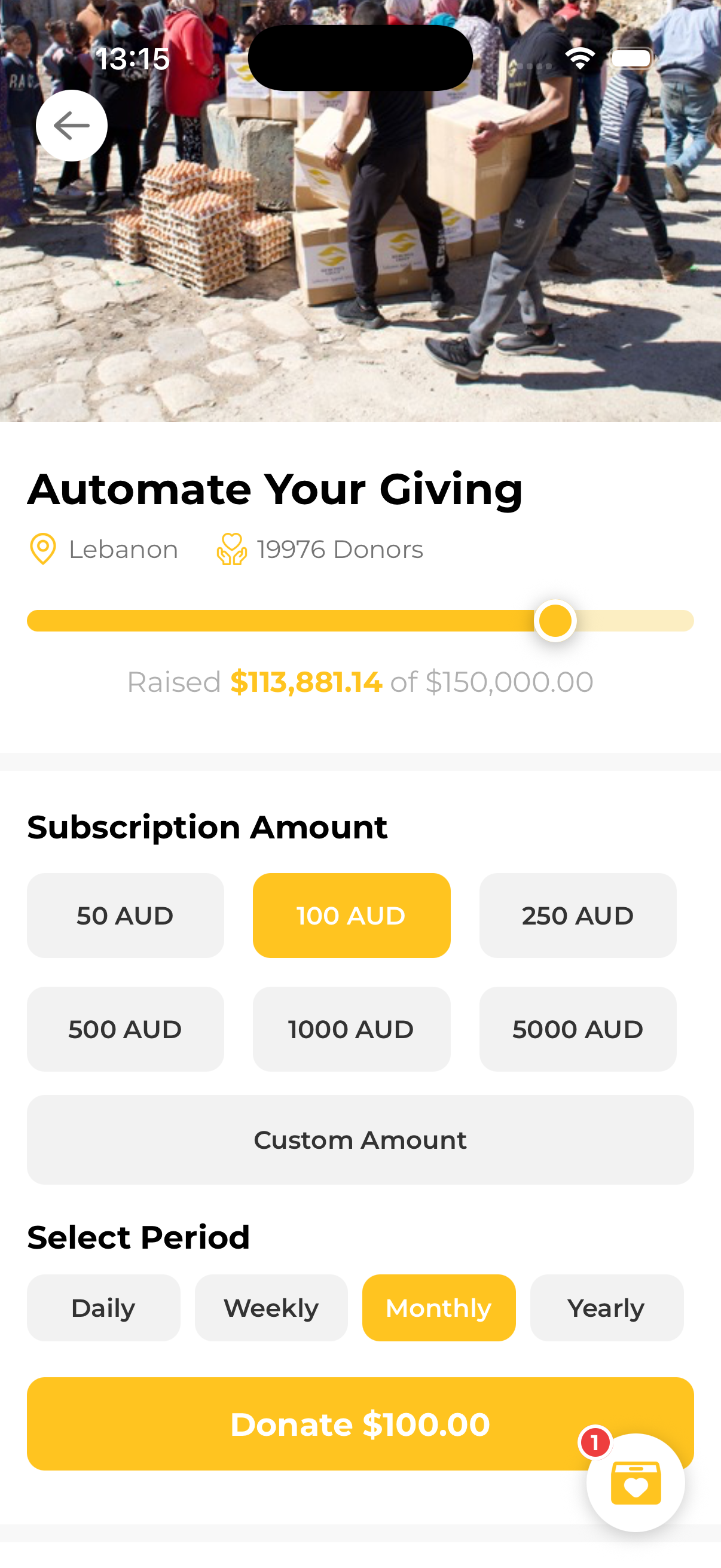 Automate your giving campaign