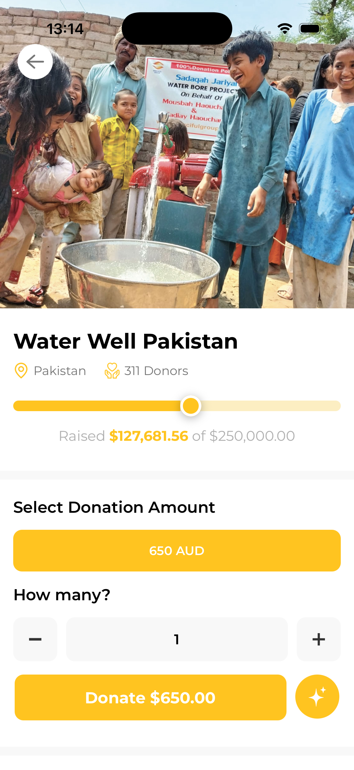Water Well campaign