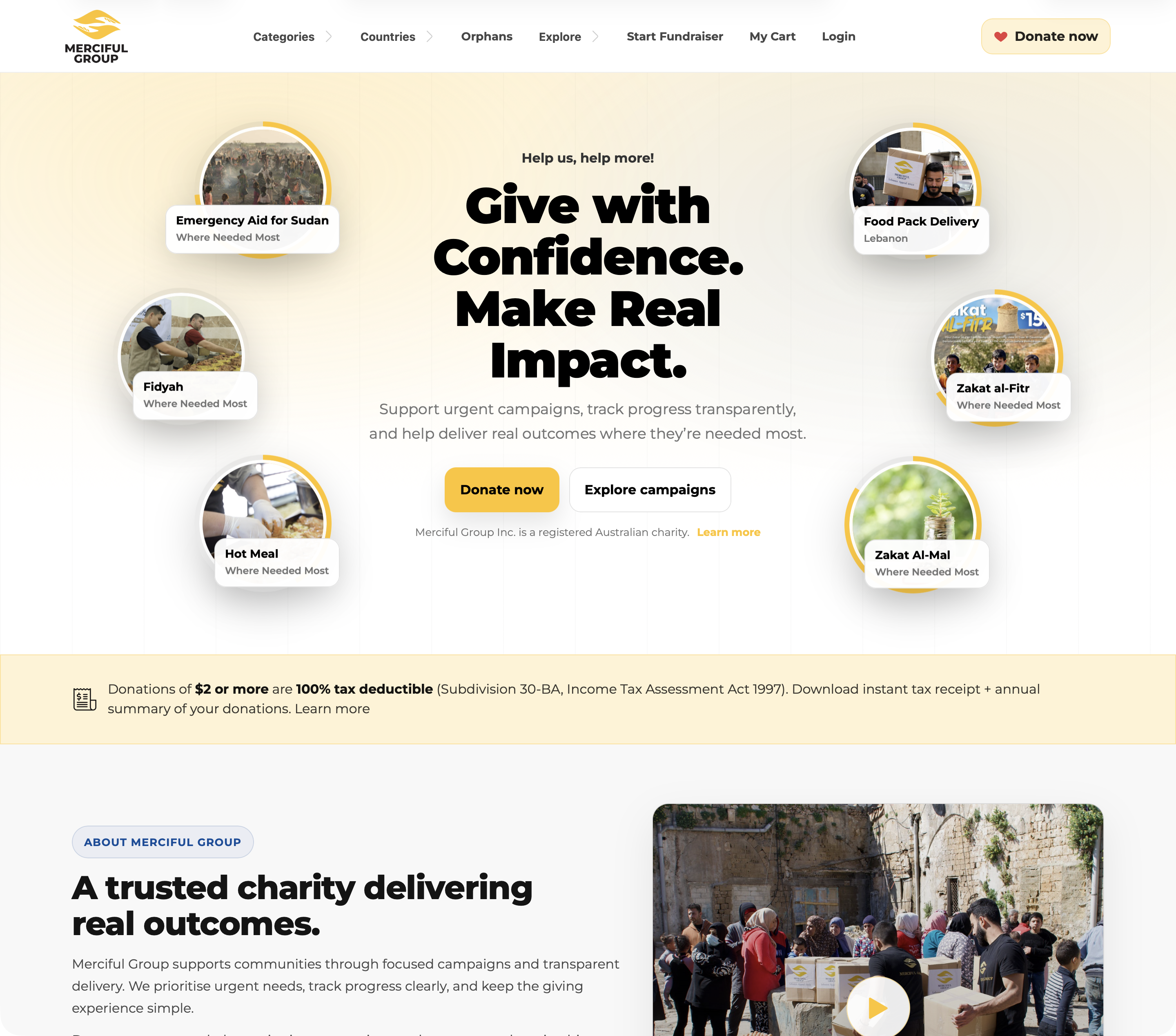 Homepage hero