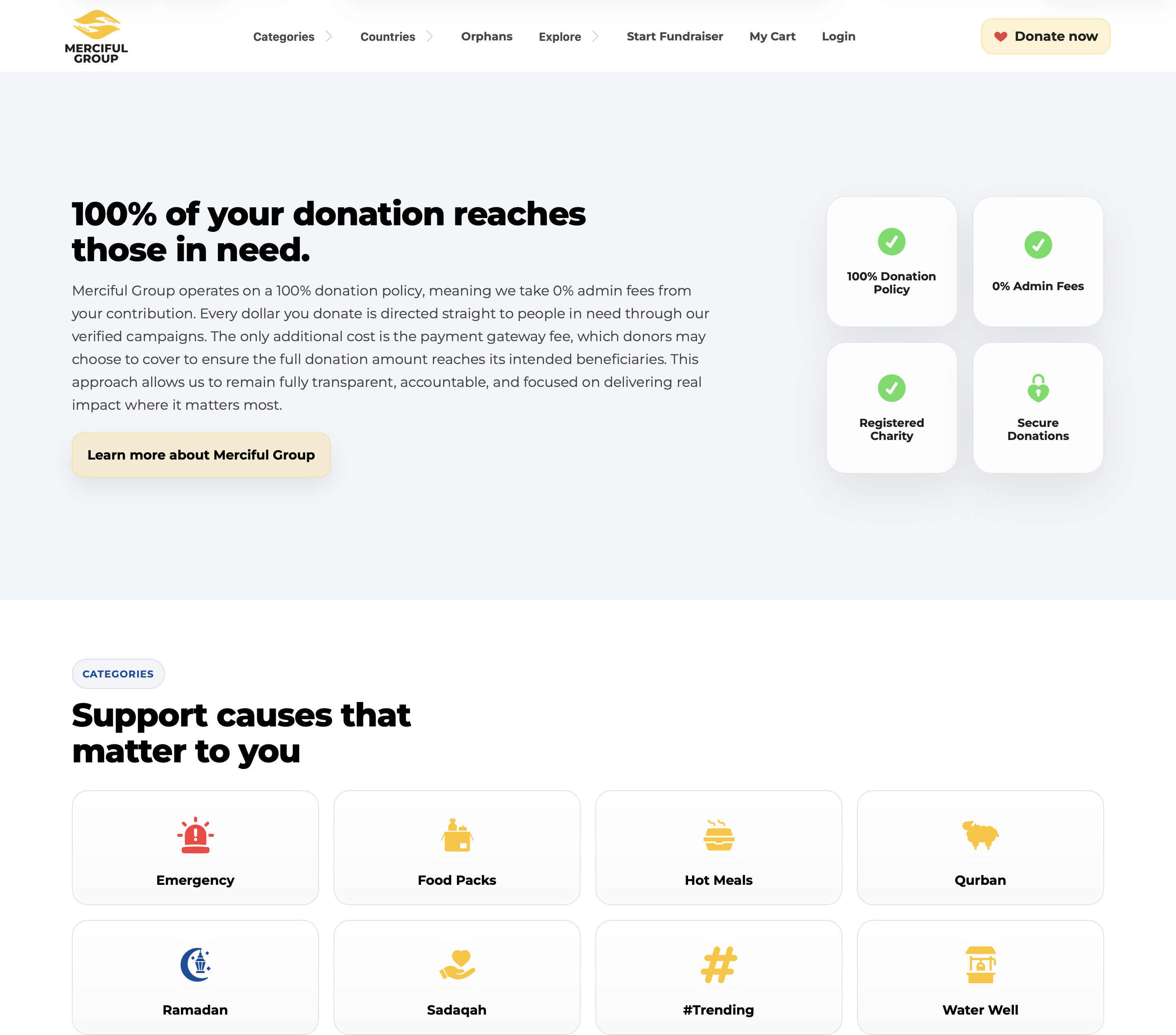 Homepage trust policy