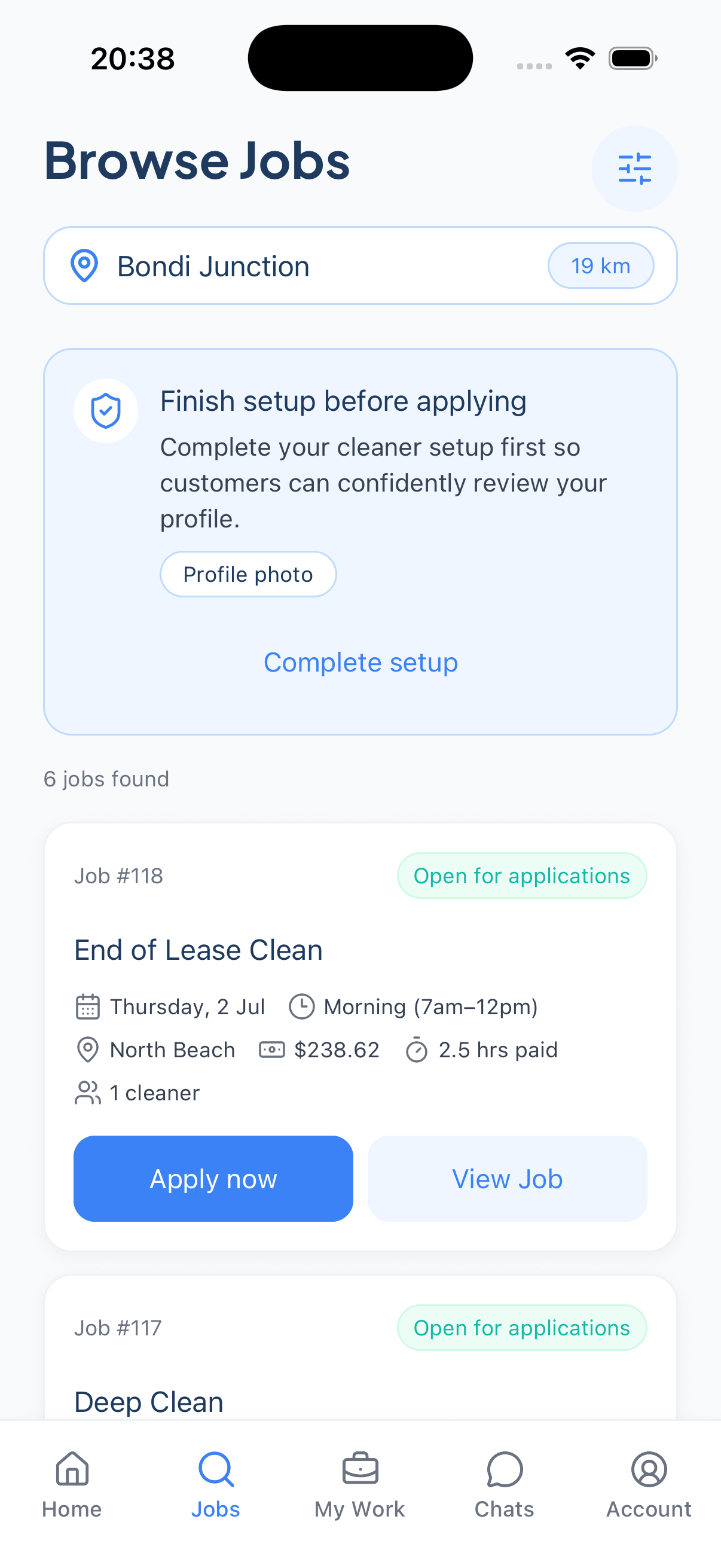 Browse jobs