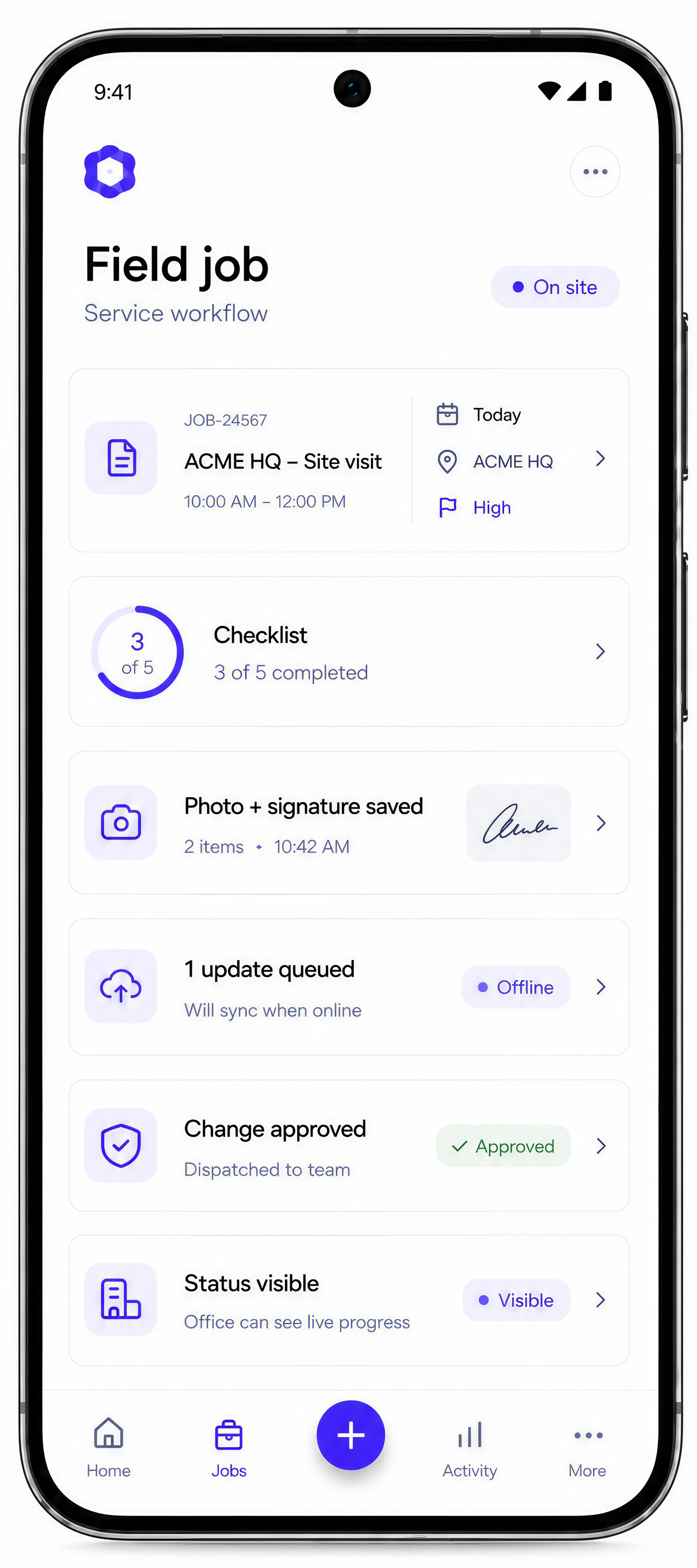 Field Service Mobile App Development