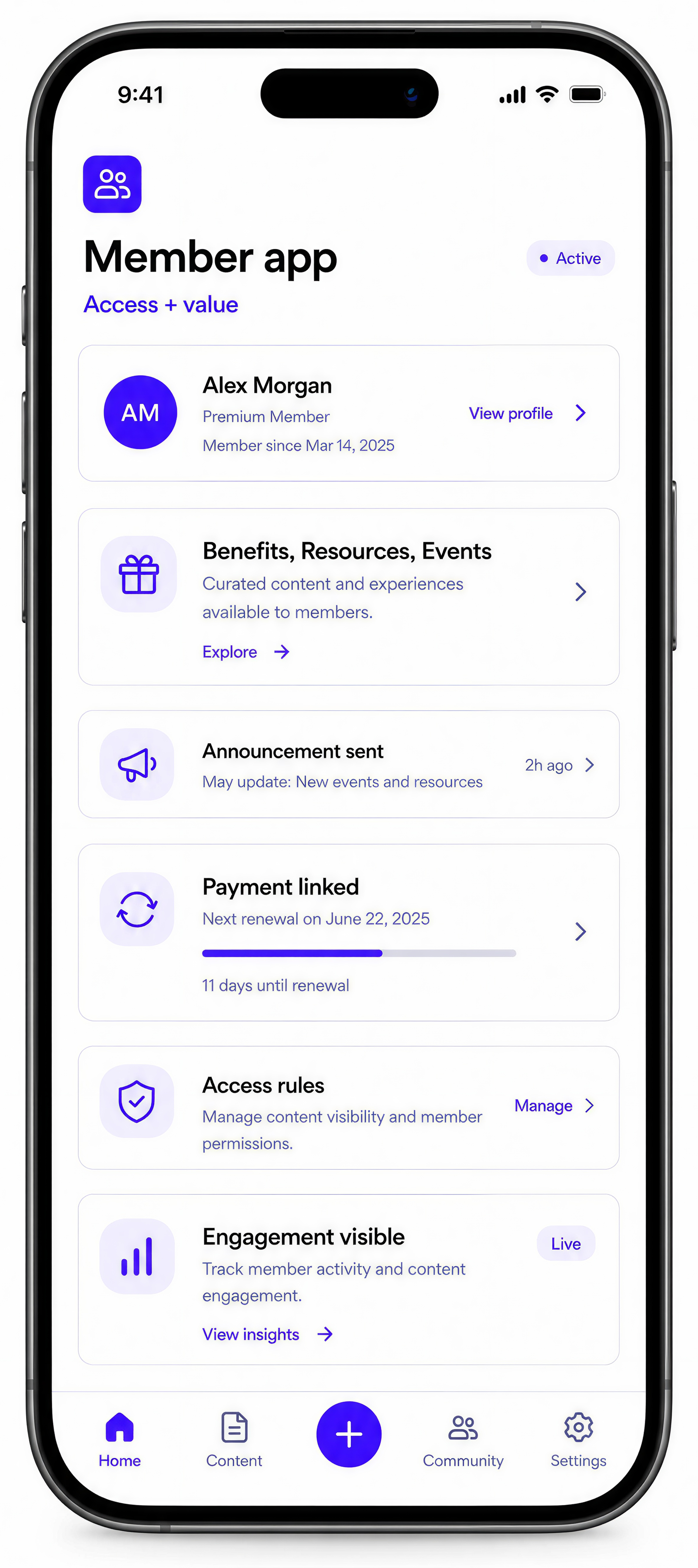 Membership App Development
